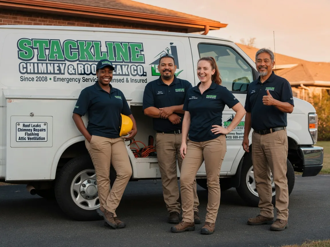 Chimney flashing repair company in Meyersville, TX
